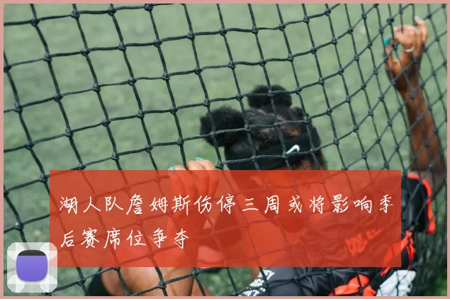 湖人队詹姆斯伤停三周或将影响季后赛席位争夺