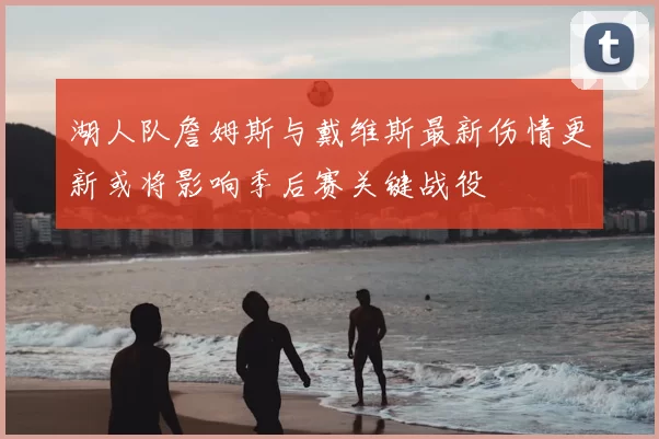 湖人队詹姆斯与戴维斯最新伤情更新或将影响季后赛关键战役